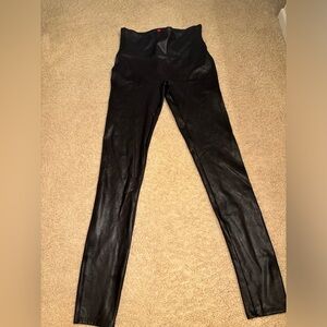 Spanx faux leather leggings